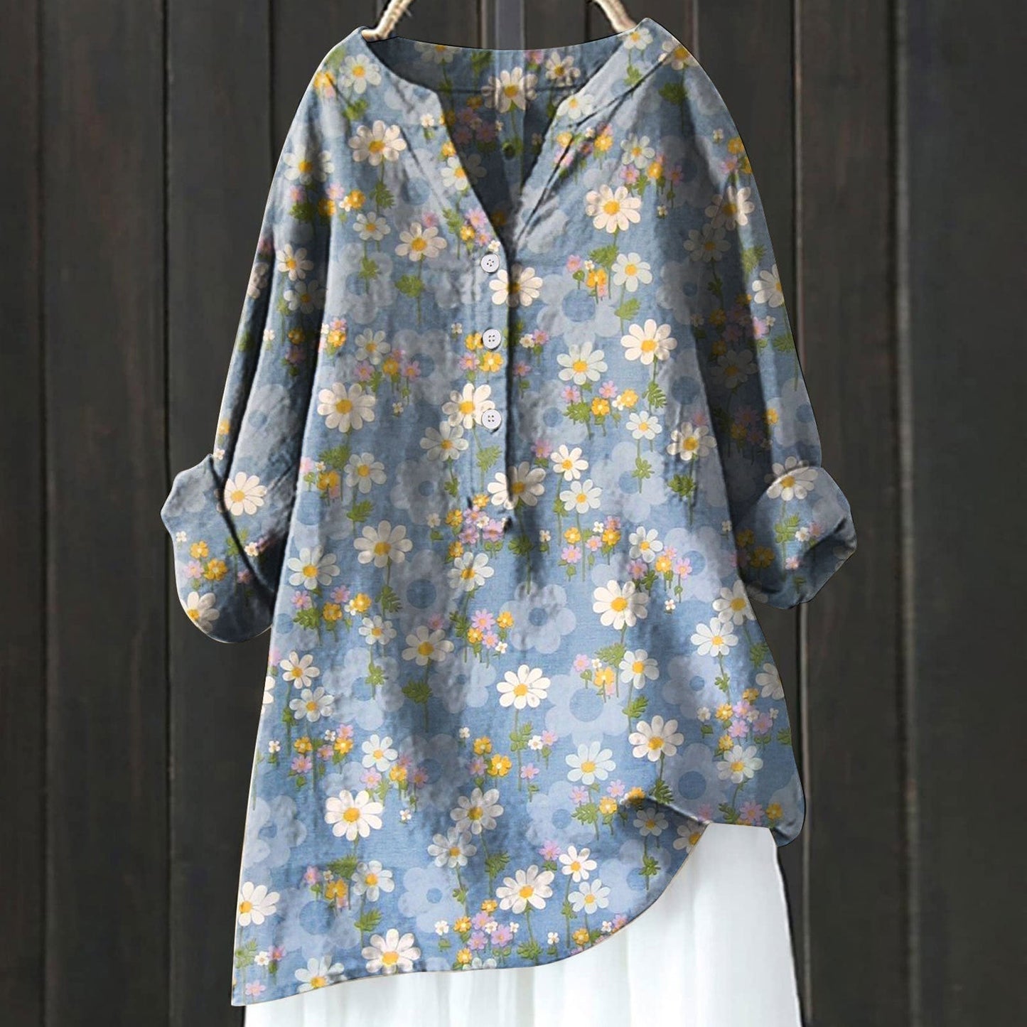 Falkenberg™ | Elegant floral shirt dress