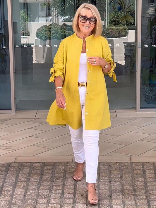Vivienne Hart | Long Cotton Coat