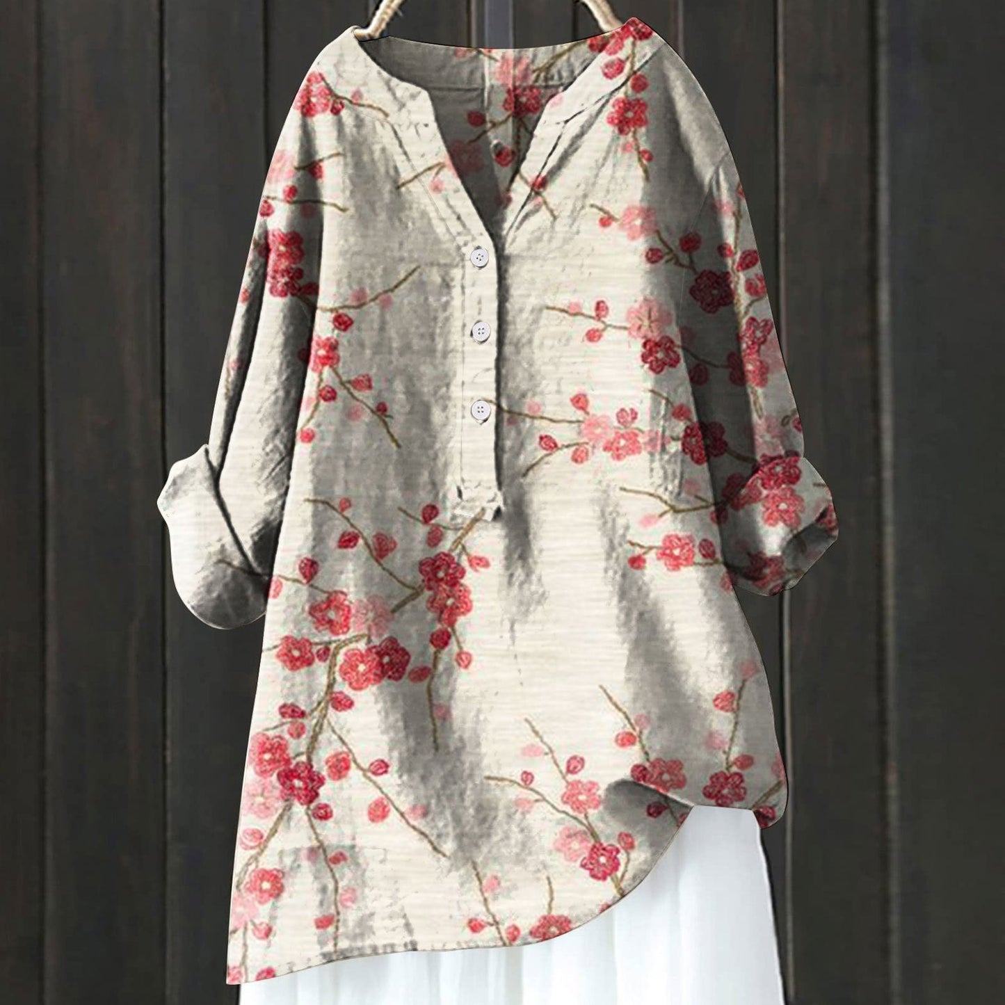 Falkenberg™ | Elegant floral shirt dress